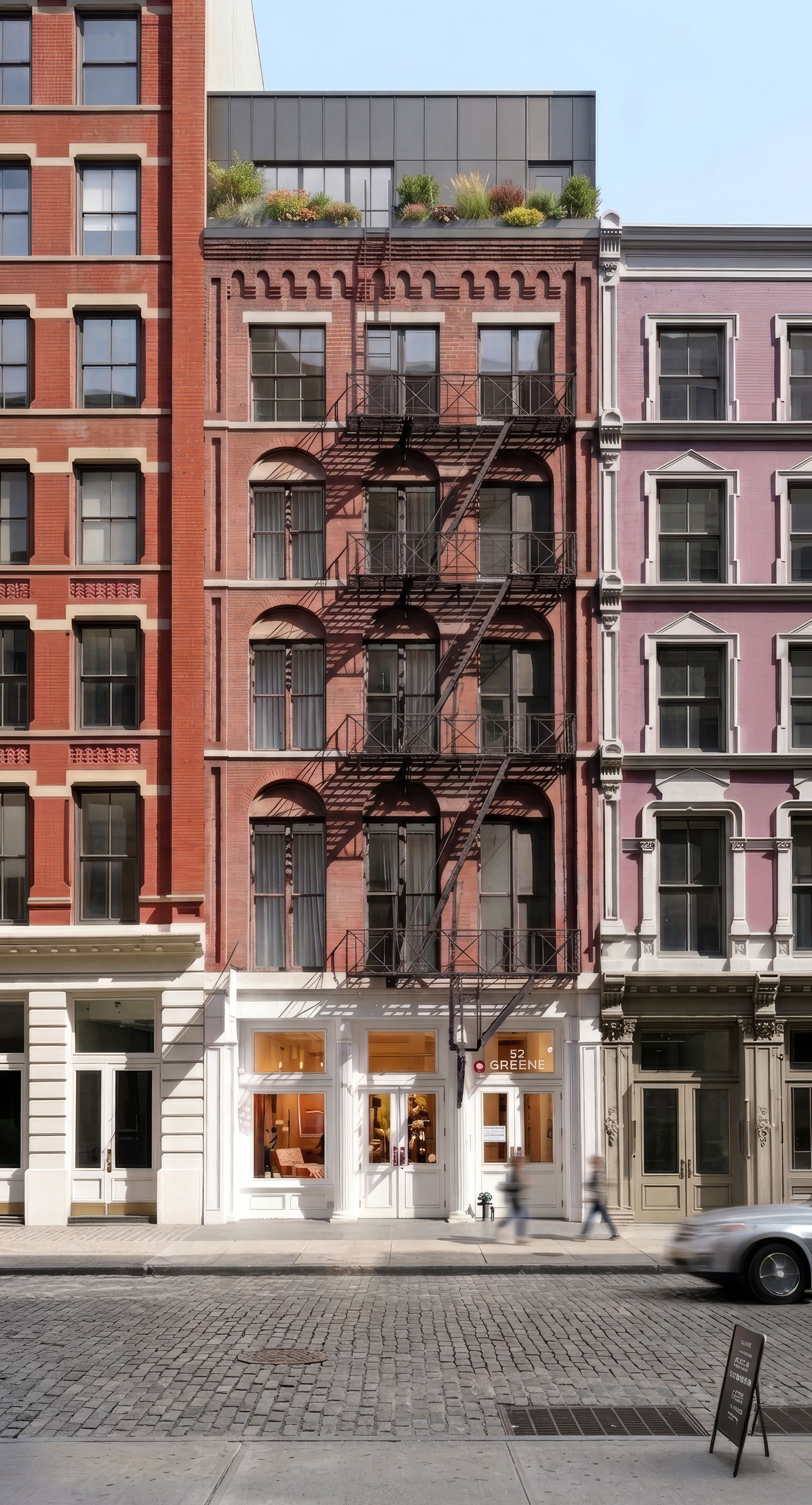 52 Greene Street facade, SoHo, New York