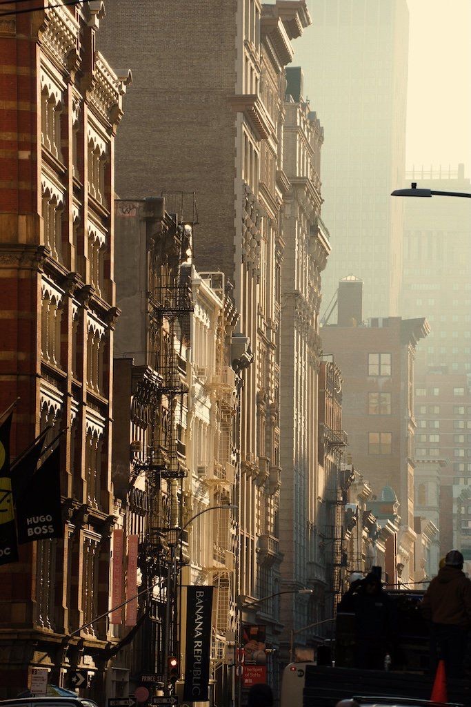 SoHo streetscape near 52 Greene Street